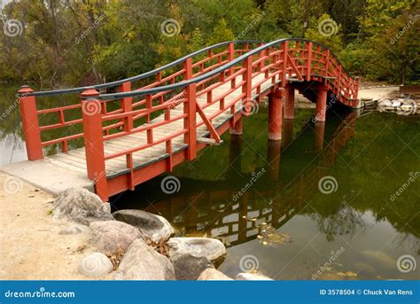 Japanese Zig Zag Bridge Stock Photography 9936878