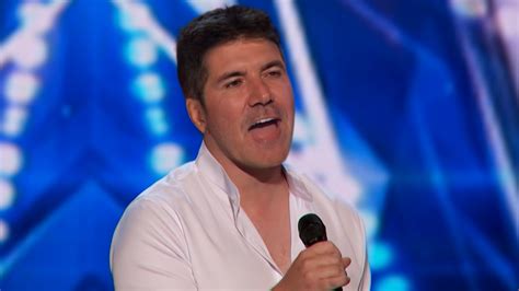 simon cowell sings in surprise america s got talent audition reality tv tellymix