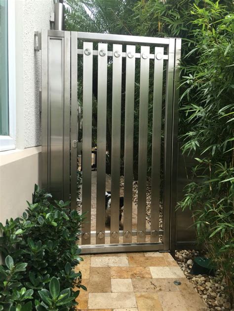 Your stainless steel stock images are ready. stainless steel gate | My Work 2 in 2019 | Steel gate ...