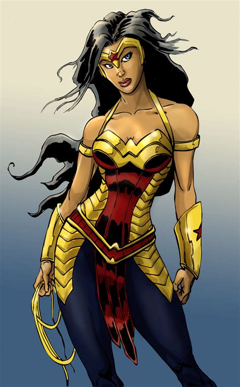 Wonder Woman Redesign 2 Color By Ginodrone On Deviantart