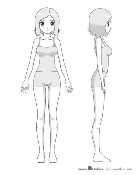 Das Beste Von Anime Girl Drawing Full Body Anime Seleran