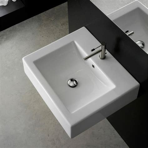Square Wall Mounted Sink