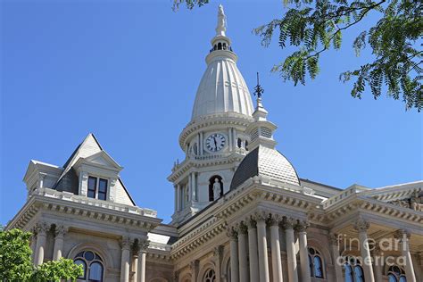 Tippecanoe County Courthouse In Lafayette Indiana 7331 Photograph By