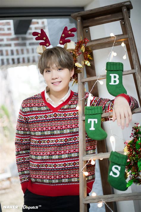 December 25 2019 BTS Suga Christmas Photoshoot By Naver X Dispatch