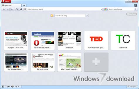 Opera For Windows 7 Smartest Full Featured Web Browser Windows 7