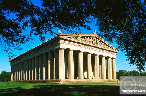 The Parthenon In Centennial Park Stock Photo