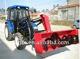 Compact Tractor Loader Mounted Snow Blower Images