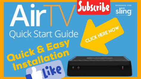 Airtv With Sling Installation Youtube