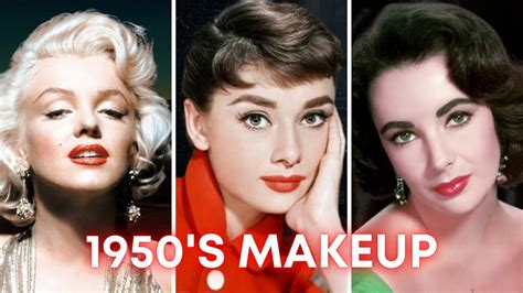 makeup styles in the 1950s tutorial pics