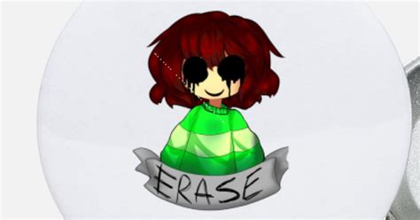 Chara Undertale Erase Small Buttons Spreadshirt