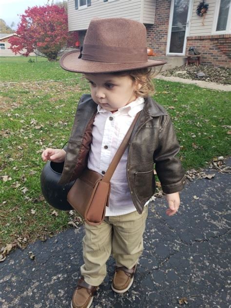 Cutest Little Indiana Jones Indianajonescostume Diy Halloween
