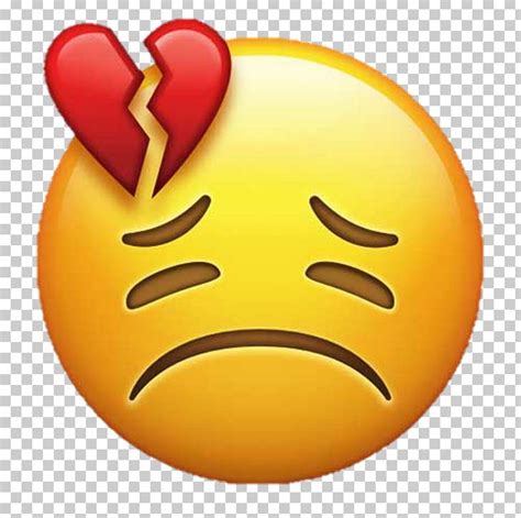 Emoji Broken Heart Love Smiley Png Clipart Apple Color