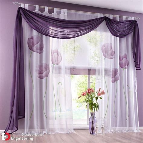 Top 30 Modern Curtain Design Ideas Engineering Discoveries Purple