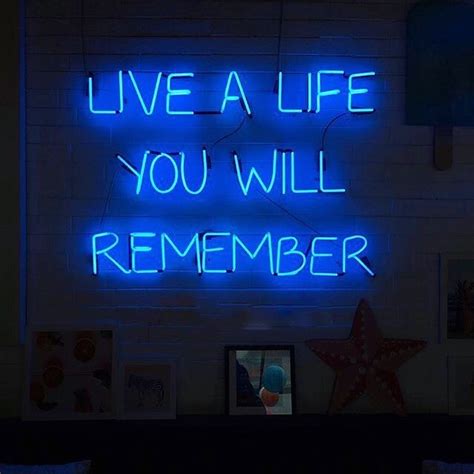 Light blue aesthetic wallpaper quotes. Aesthetic Quotes Blue Neon #aesthetic # ...
