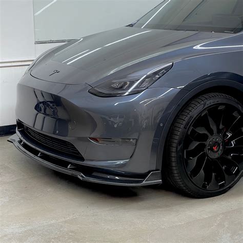 Tesla Model Y Front Spoiler Ubicaciondepersonascdmxgobmx