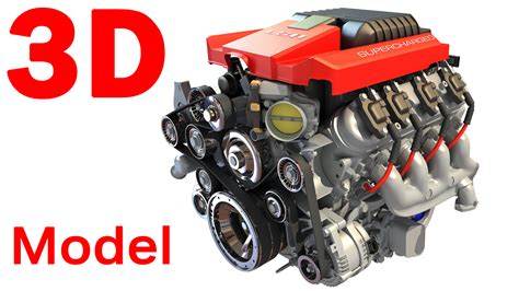 3d Models Car Engine 3d Model By Gandoza On Deviantart