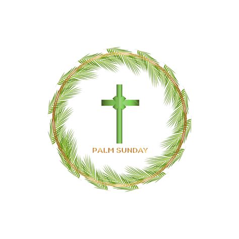 Palm Sunday Vector Hd Images Palm Sunday Christ Week Design Passion