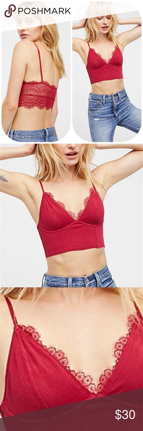 Scarlet brand lingerie or bra displayed for sale in aeon shopping mall located in shah alam. Free People Belle Scarlet Lace UNDERWIRE Brami S NWOT ...