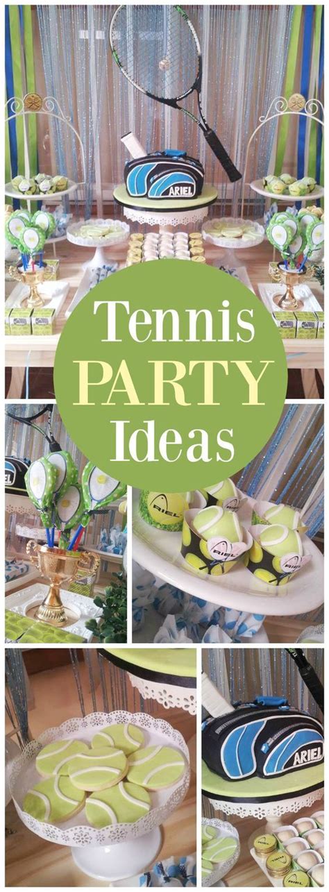 We're happy to report that both j and his missus liked the cake! How cool is this tennis themed birthday party? See more ...