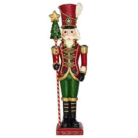 Classic Wood Look Life Size 6 Christmas Holiday Nutcracker Toy