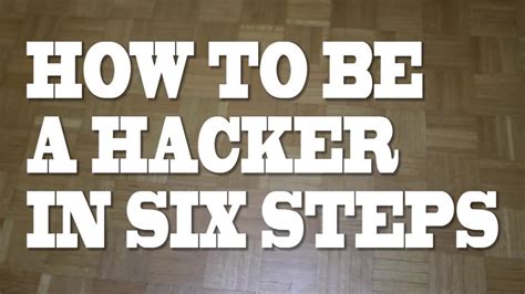 How To Become A Professional Hacker In Six Easy Steps Youtube