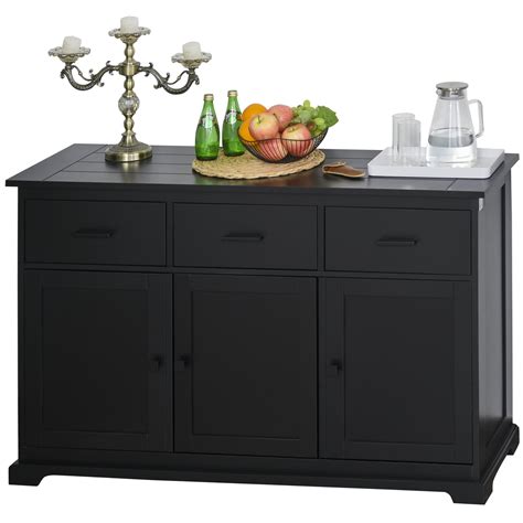· 30 day return policy Homcom Buffet Sideboard Server Console Table Storage ...