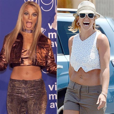 Cream Of The Crop Top Britney Spears Taut Tummy Throughout The