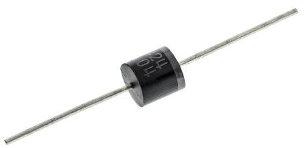 The anode (+) is marked with a triangle, and the. 10A04-T | Diodes Inc 10A04-T Switching Diode, 10A 400V, 2-Pin R 6 | DiodesZetex