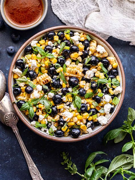 Blueberry Corn Feta Salad Recipe Runner