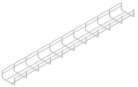 Cablofil Wire Mesh Cable Tray 4 In Wd 2 In Ht 10 Ft Lg 22 Lb Steel