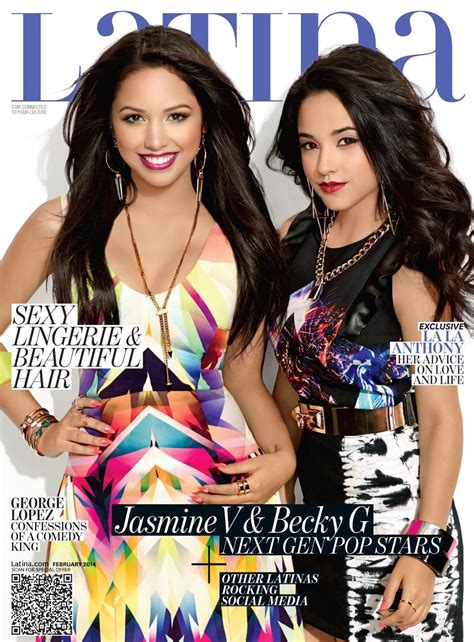 Jasmine V And Becky G Latina Magazine Photoshoot February 2014 Magazine Photoshoot Actress