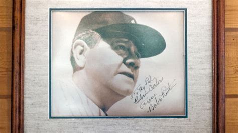Prized Signature From Babe Ruth Himself BoomerMagazine Com