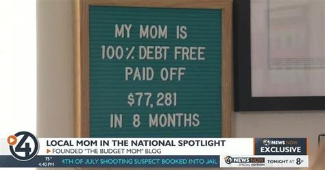 how a local mom paid off 77k in debt and became a nationally known
