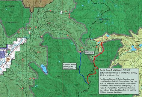 Ford Pinchot National Forest Map F