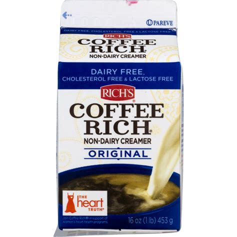 Richs Coffee Rich Non Dairy Creamer Original 16 Oz Instacart