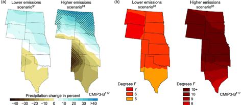 Projected Climatic Conditions In The Great Plains A Spring