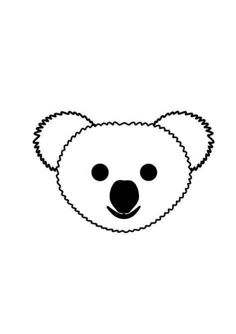 Koala S Head Clip Art At Clker Com Vector Clip Art Online Royalty