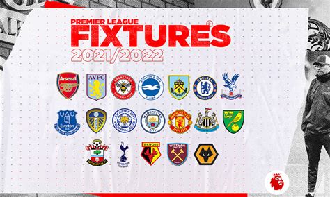 Full Match Schedule For Premier League Fixtures 202122 Nigeria