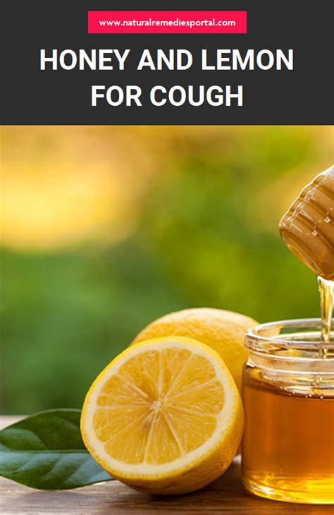 Honey And Lemon For Cough Honey Cough Remedy Natural Sleep Remedies