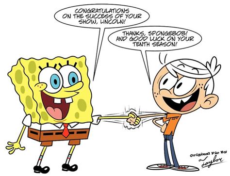 Spongebob Crossover With The Loud House Favorite Cartoon Character The Loud House Fanart