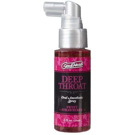 Buy Doc Johnson Goodhead Deep Throat Spray Numbs Throat Relaxes