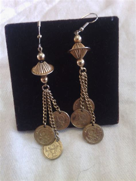 Roman Coin Vintage Dangle Earrings By Handmvintageshoppe On Etsy Dangle Earrings Necklace