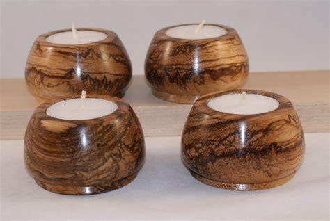 Wood Turning Candle Holder Awe