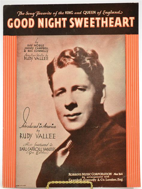 1931 Sheet Music For Good Night Sweetheart Etsy