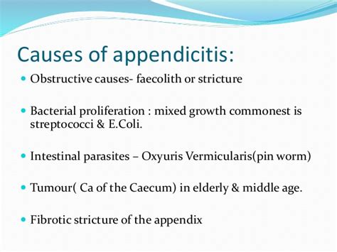 Diseases And Patient Care Appendicitis And Its Treatment