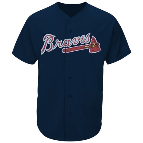 Braves Official Mlb Full Button Youth Jersey Mahd684y