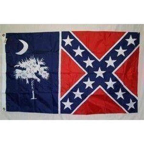 South Carolina Battle Flag Nylon Embroidered Flag 3 X 5 Ft