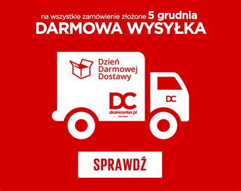 Dzień darmowej dostawy 2019 to akcja, której celem jest popularyzacja zakupów w sklepach internetowych. Dzień Darmowej Dostawy 5 grudnia - Sklep DrumCenter.pl