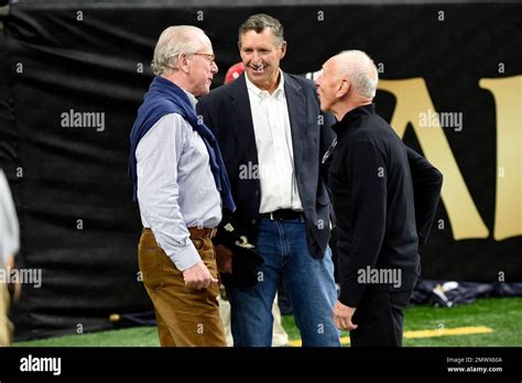 Former New Orleans Saints Left To Right Archie Manning Stan Brock And Danny Abramowicz Talk