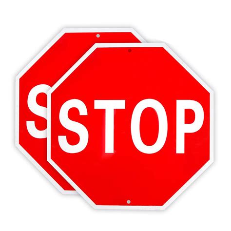Customized Road Stop Warning Aluminium Board Reflective Traffic Sign